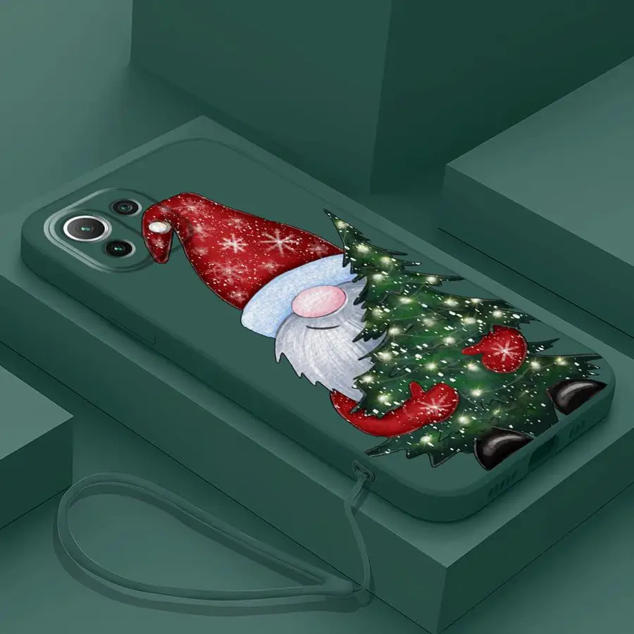 حافظة ناعمة لهاتف Xiaomi Mi 10T 11T 12T Pro 11 12 Lite 13 Santa Claus تصميم إبداعي جميل