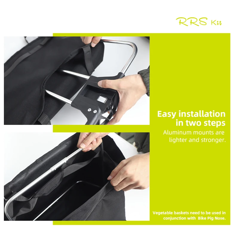 Front Storage Bag With Bracket Original Front Storage Bag Vegetable Basket Bag And Internal Bracket For Brompton Folding Bicycle