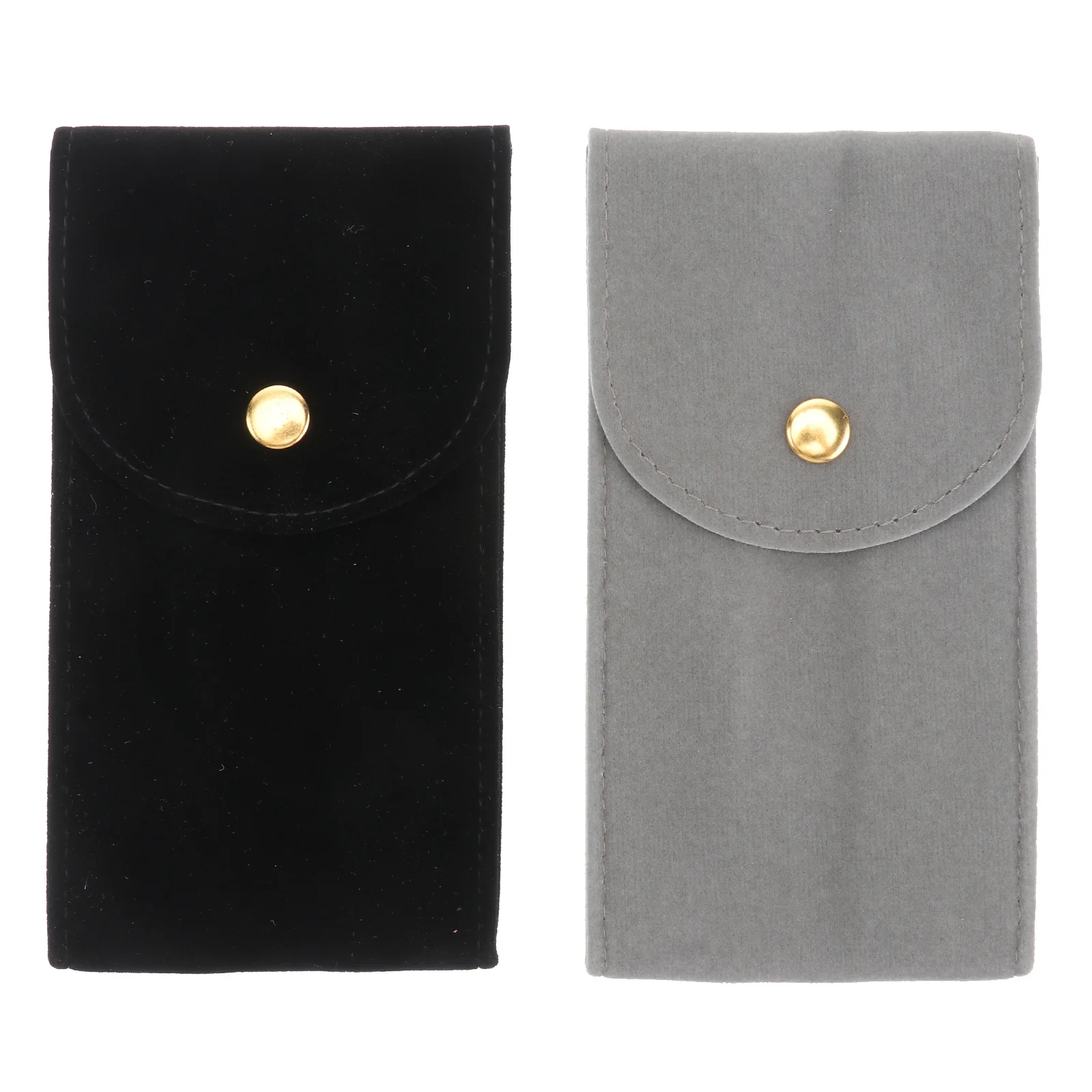 

2pcs Watch Bag Watch Pouch Durable Soft Organizer Portable Travel Case For Watches Bracelets Pouch Universal Size