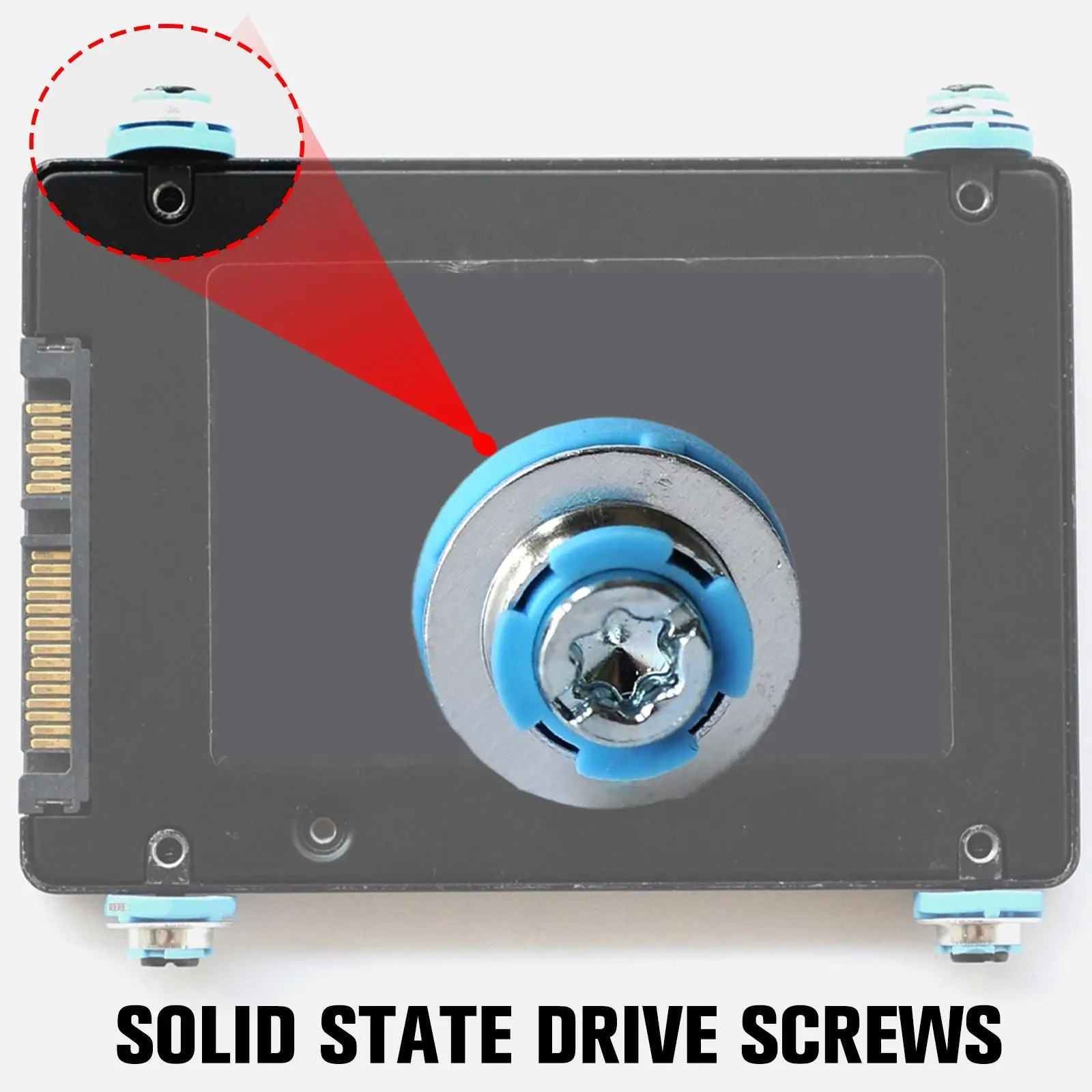 Para hp disco rígido parafusos para hp elitedesk 2.5 "estado ou 3.5" disco rígido mecânico hdd ssd mudo parafusos de montagem quente