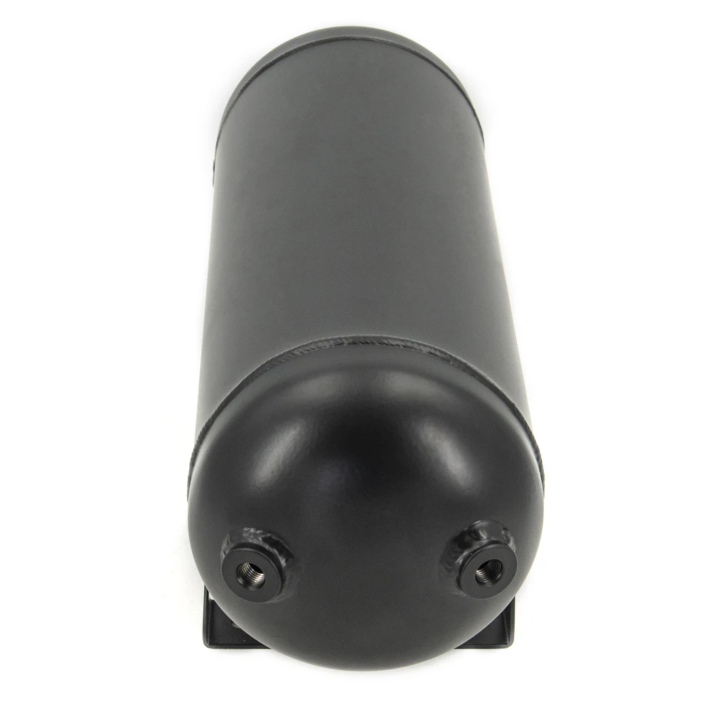 3 Gallon Aluminum Air Cylinder Air Tank Pneumatic Air Suspension System Tunning Vehicle Parts 1/4 NPT Holes