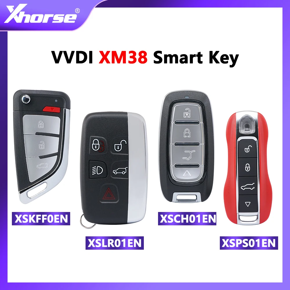 

Универсальный смарт-ключ Xhorse VVDI XM38 XSCH01EN KE.LSL Style XSLR01EN LU.H Style XSPS01EN PRO.S Style XSKFF0EN DF