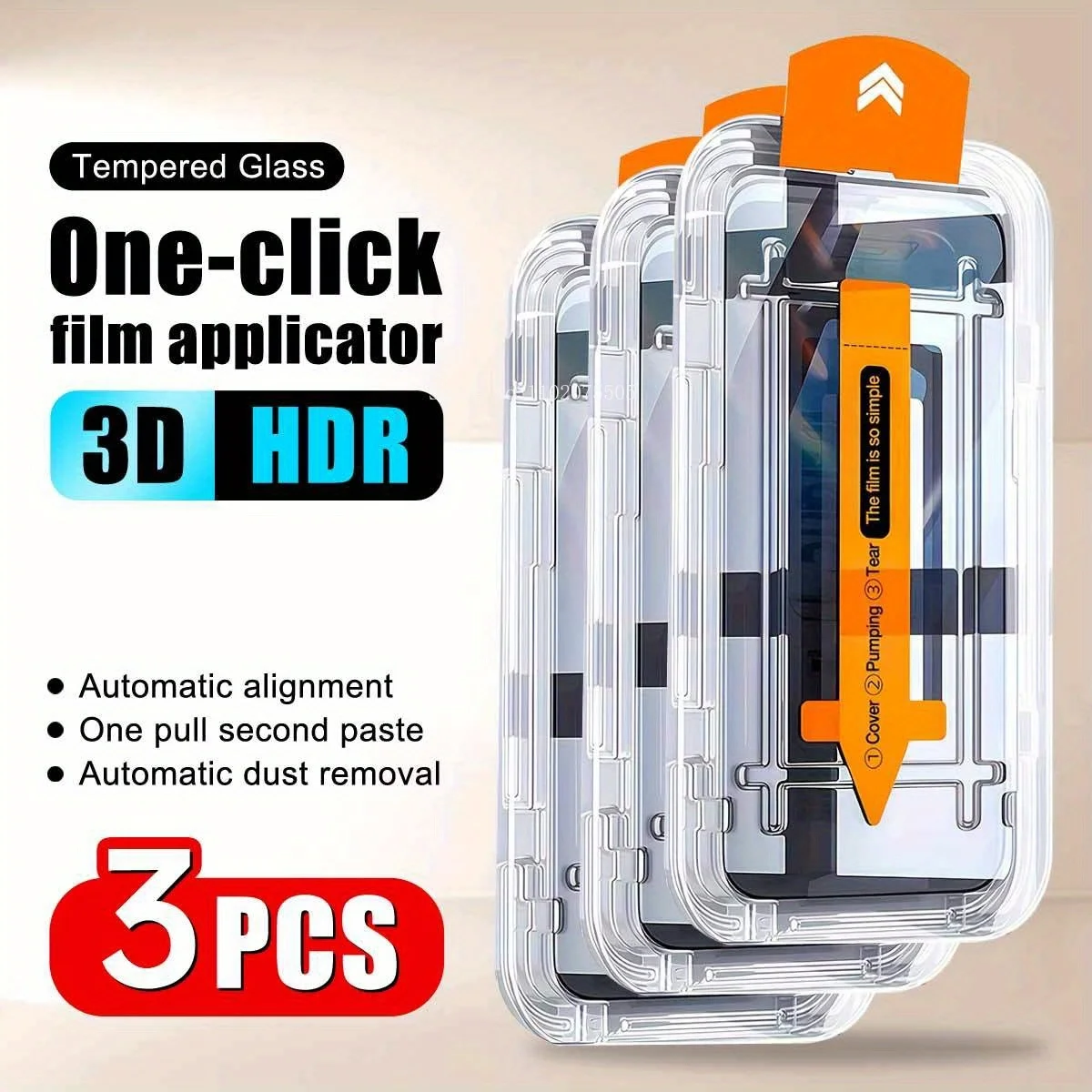 

3PCS For Motorola G85,G86 G15 Power,G56 One Click Application Glass for Motorola Edge 60 50 Fusion,edge 60 50 Pro Edge 60 50 Neo