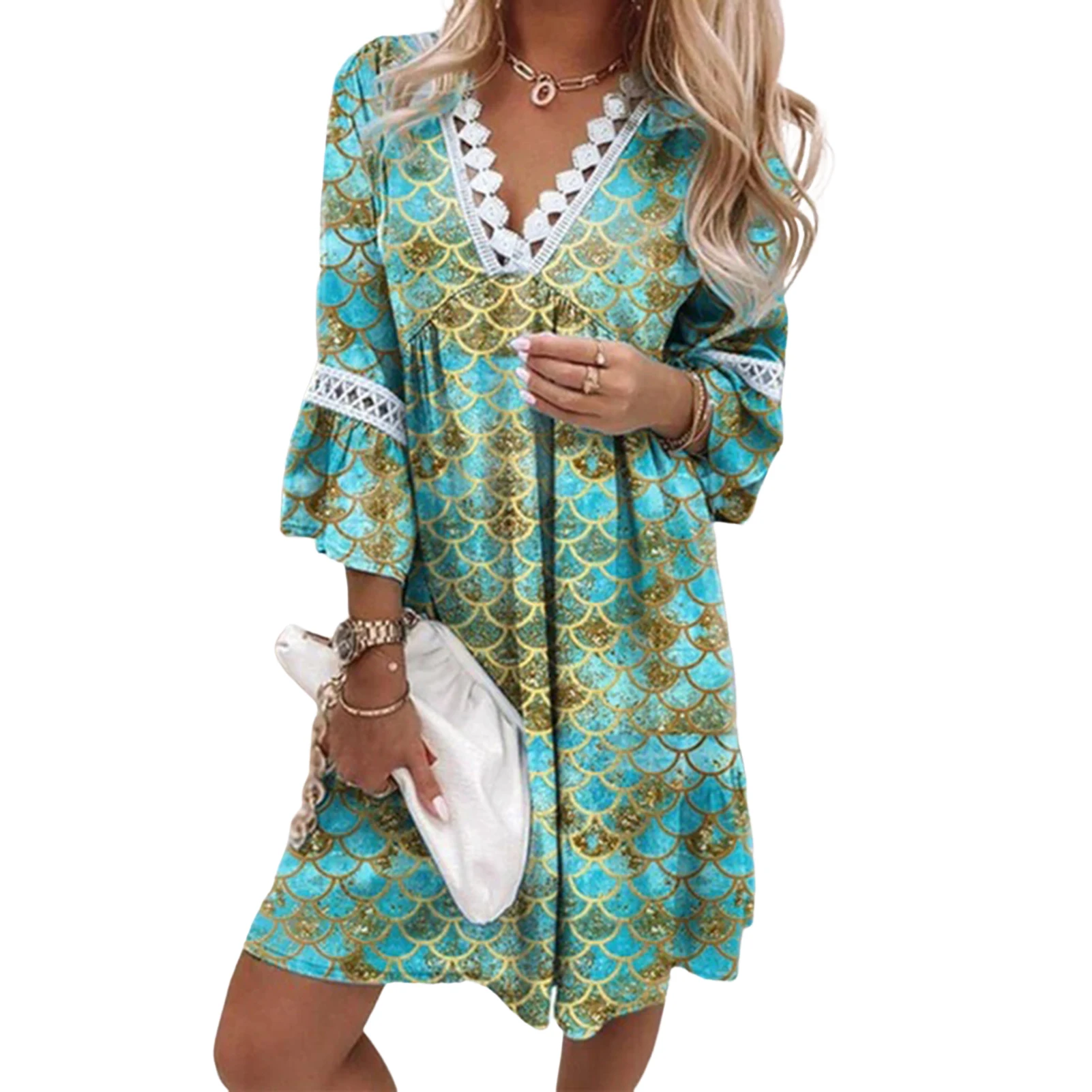 basic-color-lace-maxi-dress-women-loose-midi-dress-summer-2019-milk-silk-material-no-brand-registered-trademark