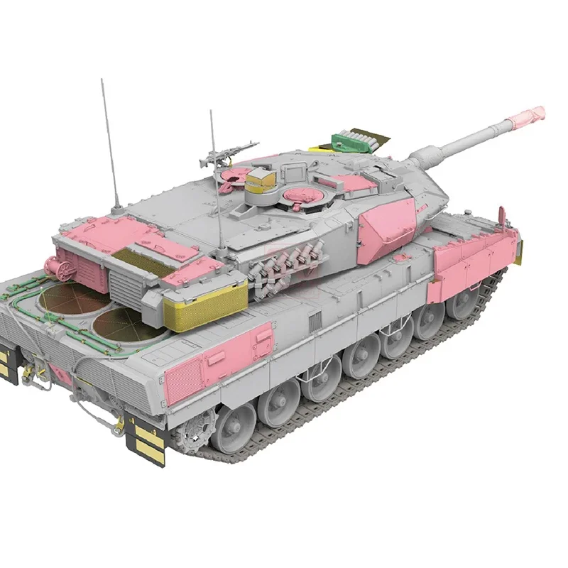 Ryefield model RM-5108 1/35 German Leopard 2A7 Main Battle Tank Empty Shell with Movable Tracks