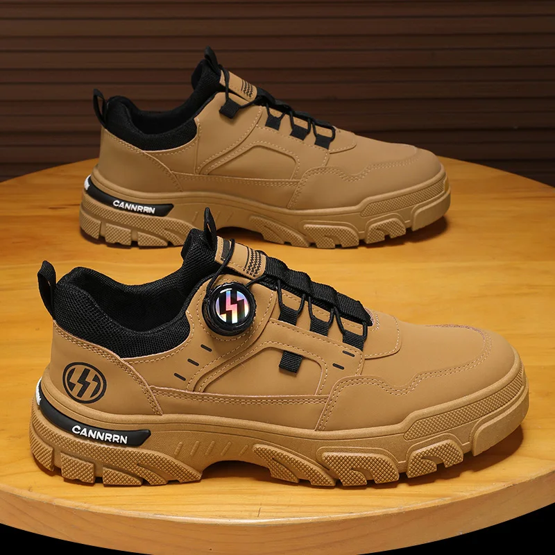 Herren-Wanderschuhe mit niedrigem Schaft, rutschfester Sohle, strapazierfähig, atmungsaktiv, Trekking-Sneaker, ideal für Outdoor-Aktivitäten, Camping und den täglichen Gebrauch beim Spazierengehen. – Detail 5