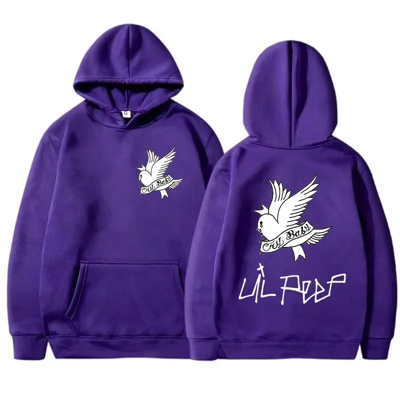 Neue Herbst-Hoodies für Männer mit Lil Peep-Print, Herren/Damen Lil Love Streetwear, Modische Lässige Hip-Hop-Sweatshirts für Männer – Detail 17