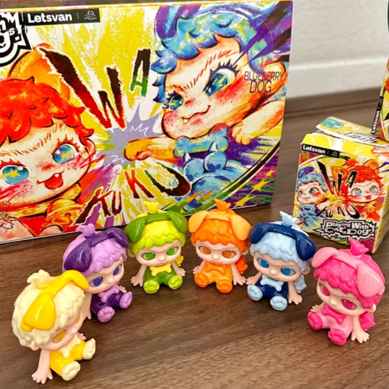 

Серия Wakuku Play With Cats And Dogs, мини-слепая коробка, милая экшн-фигурка Wakuku, кукла, загадочная коробка, настольные украшения, подарочная игрушка