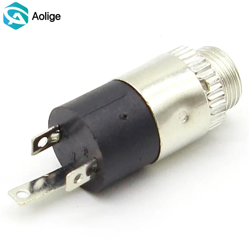

10PCS/LOT PJ392 3.5mm Stereo Female Socket Jack with Screw - 3.5mm Audio Headphone Connector PJ-392