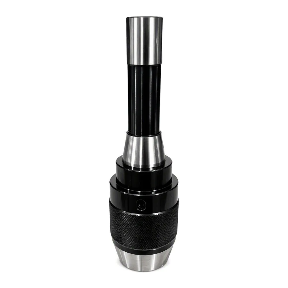 r8-taper-keyless-drill-chuck-straight-shank-7-16-20-unf-integrated-drill-chuck-apu16-collet-1-32-5-8-capacity