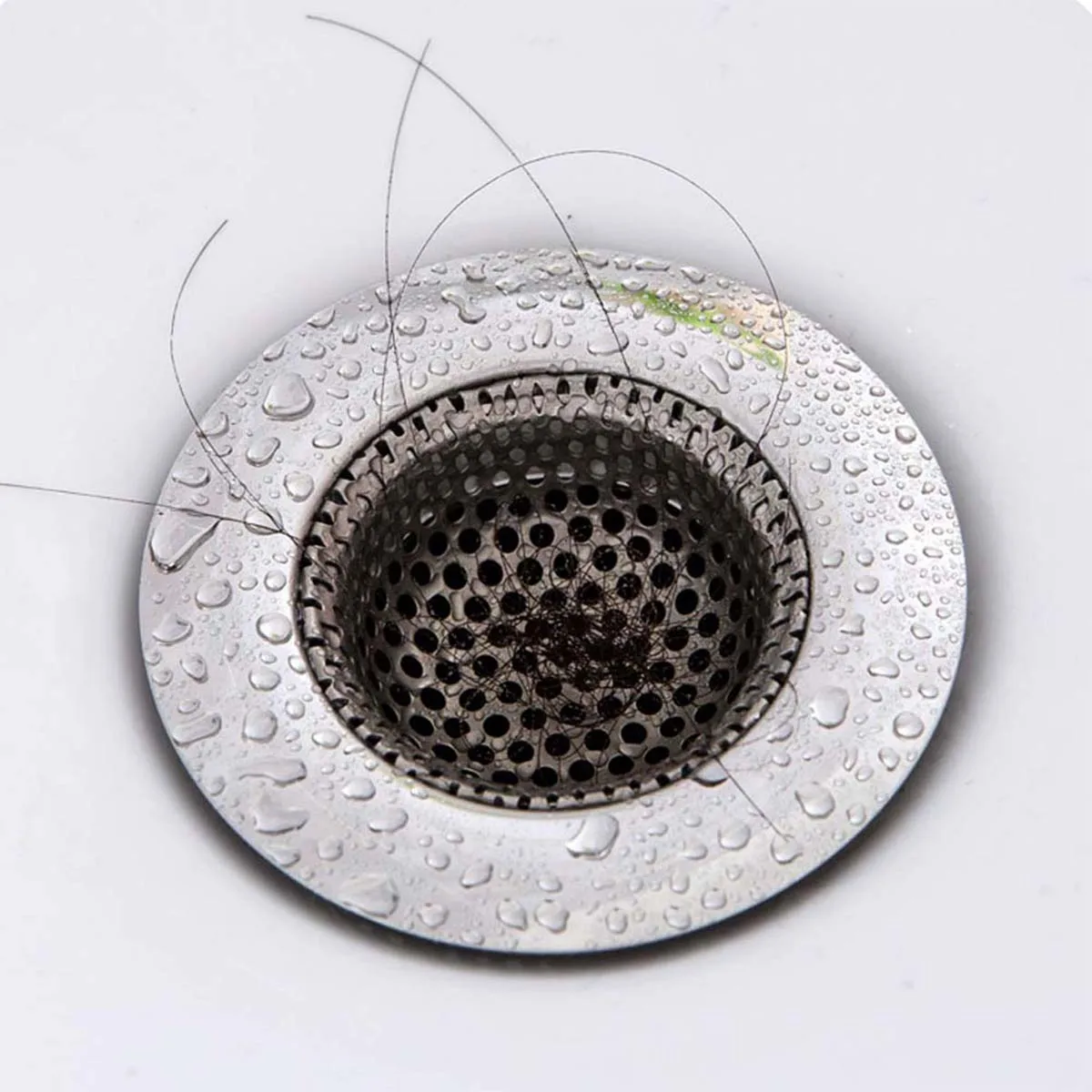 

11Cm Kitchen Sink Filter Stainless Steel Drain Mesh Basket Non-Deforming Rust-Free Anti-Clog For Quick Draining