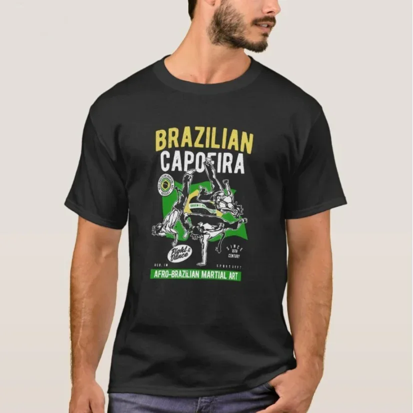 

Awesome design Brazilian Capoeira Martial Arts Sports T-Shirt 100% Cotton O-Neck Short Sleeve Casual Mens T-shirt Size S-3XL
