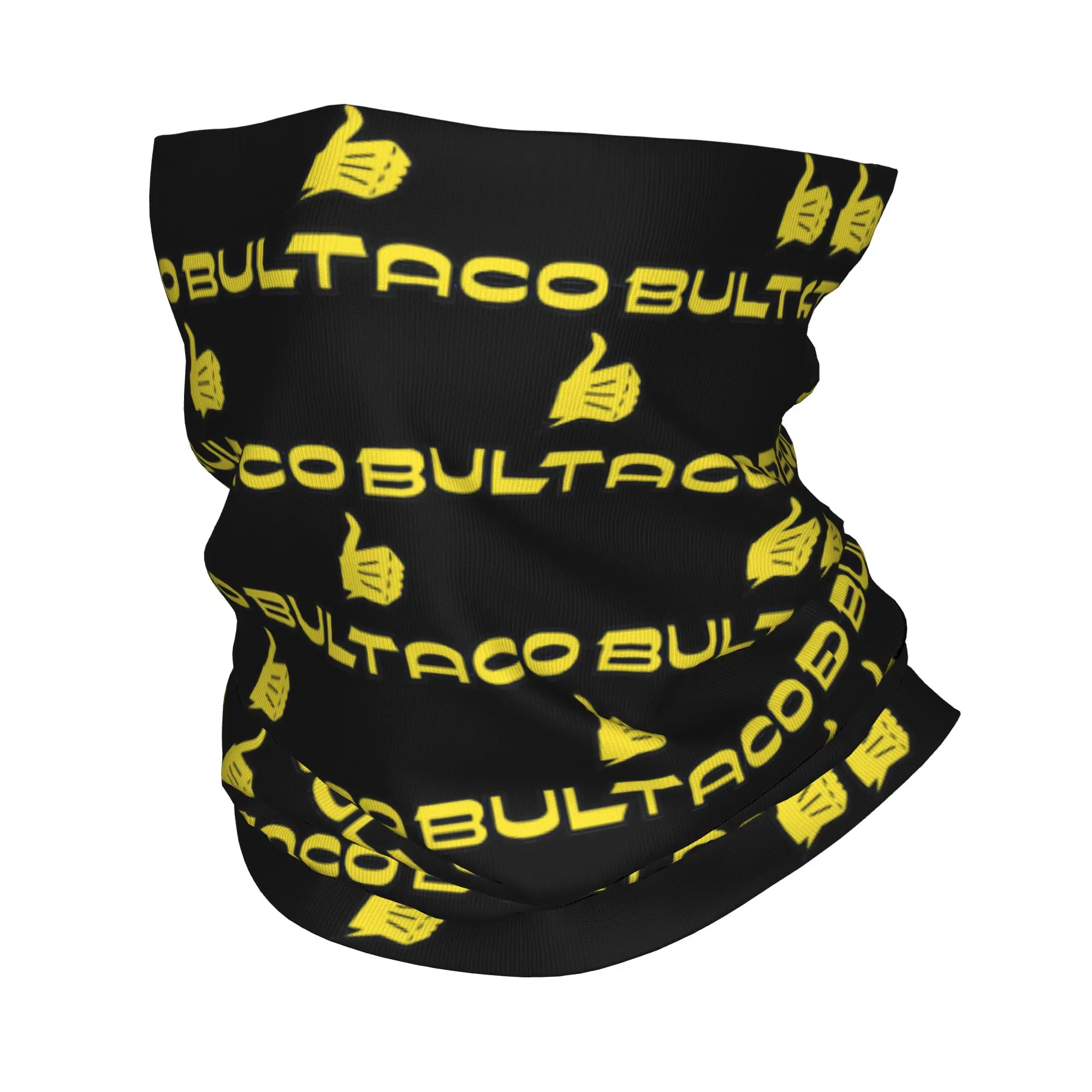 Personalizado b-bultacoes buen logotipo diadema de invierno calentador de cuello hombres mujeres senderismo caza tubo bufanda España cara Bandana polaina
