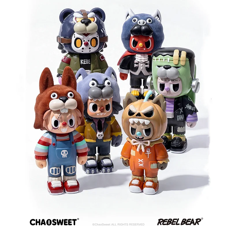 

Новая коллекционная фигурка-подвеска Rebel Bear Monster Chaosweet Blind Box: Милая модель, модный коллекционный сувенир, игрушка-сюрприз для детей