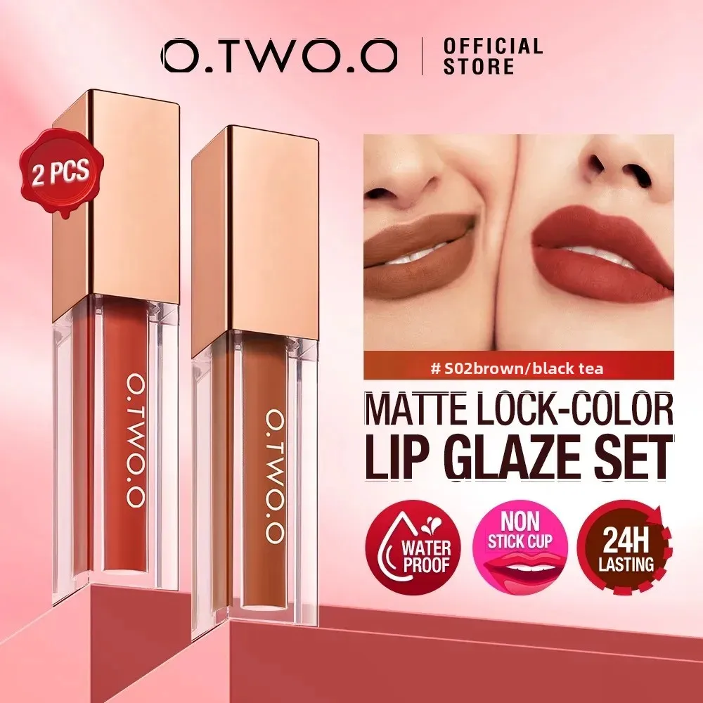 Overdrachtbestendige matte lipglossset Waterdichte vloeibare lippenstift Langdurige hooggepigmenteerde veganistische lipglosskollectie