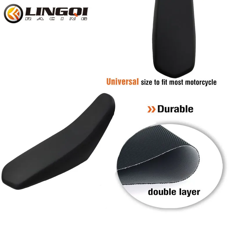 LING QI Motorcycle Seat Cushion CRF 125 110 Water-proof Saddle Stylish Seats For CRF125 Dirt Pit Bike Parts Accessories