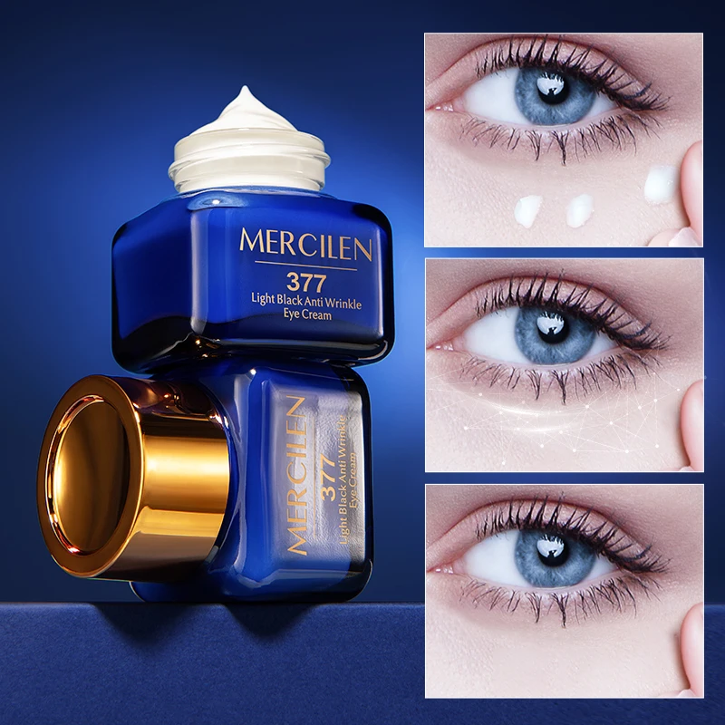 MERCILEN Moisturizing Eye Cream 20g, contains niacinamide, collagen, and caffeine to moisturize, brighten, and firm the eye area, improve dry skin around the eyes, and make the skin look younger. It is a skin care product suitable for all skin types