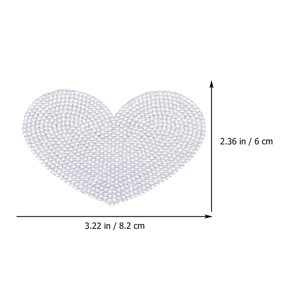 

2 pcs Full Drill Car Stickers Rhinestone Decorations Crystal Bling Stickers for Clothes Bags Jeans Backpacks Curtains Windows