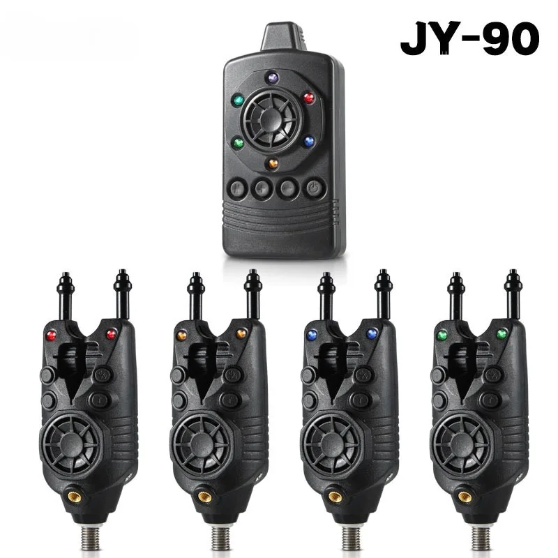 Wireless Fishing Bite Alarm Set Electronic Beeper for Carp Fishing Bank Rod Kit