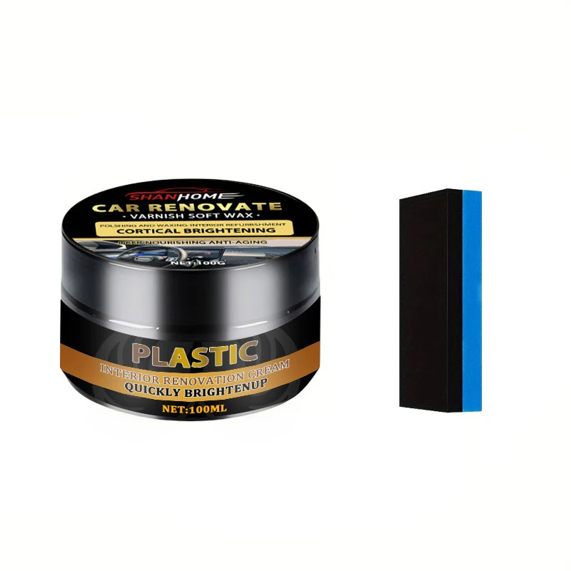 Special wax for automotive leather  offers waterproofing  enhances blackness  prevents aging  suitable for interior renovation