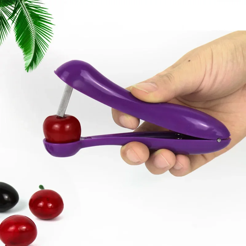 New Cherry Fruit Kitchen Pitter Remover Olive Corer Seed Remove Pit Tool Gadge Vegetable Salad Tools for Cooking Accessories