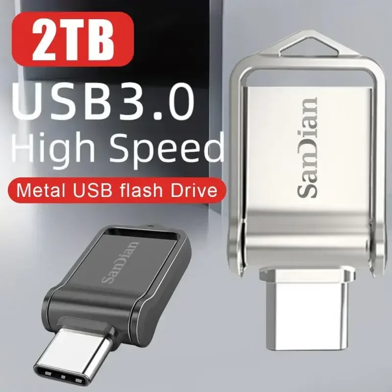 1TB USB-Speicher USB 3. 0 2TB Typ C zu USB-Flash-Laufwerk USB-Laufwerk 128GB 256GB USB 3,0 Memory Stick Flash-Disk Typ C Pen drive neu