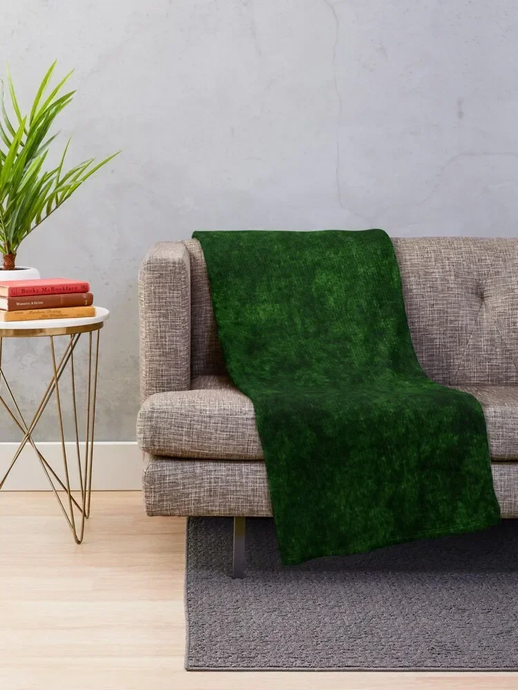 Emerald Green Grass Velvet | Texture Throw Blanket Sleeping Bag valentine gift ideas Vintage Blankets