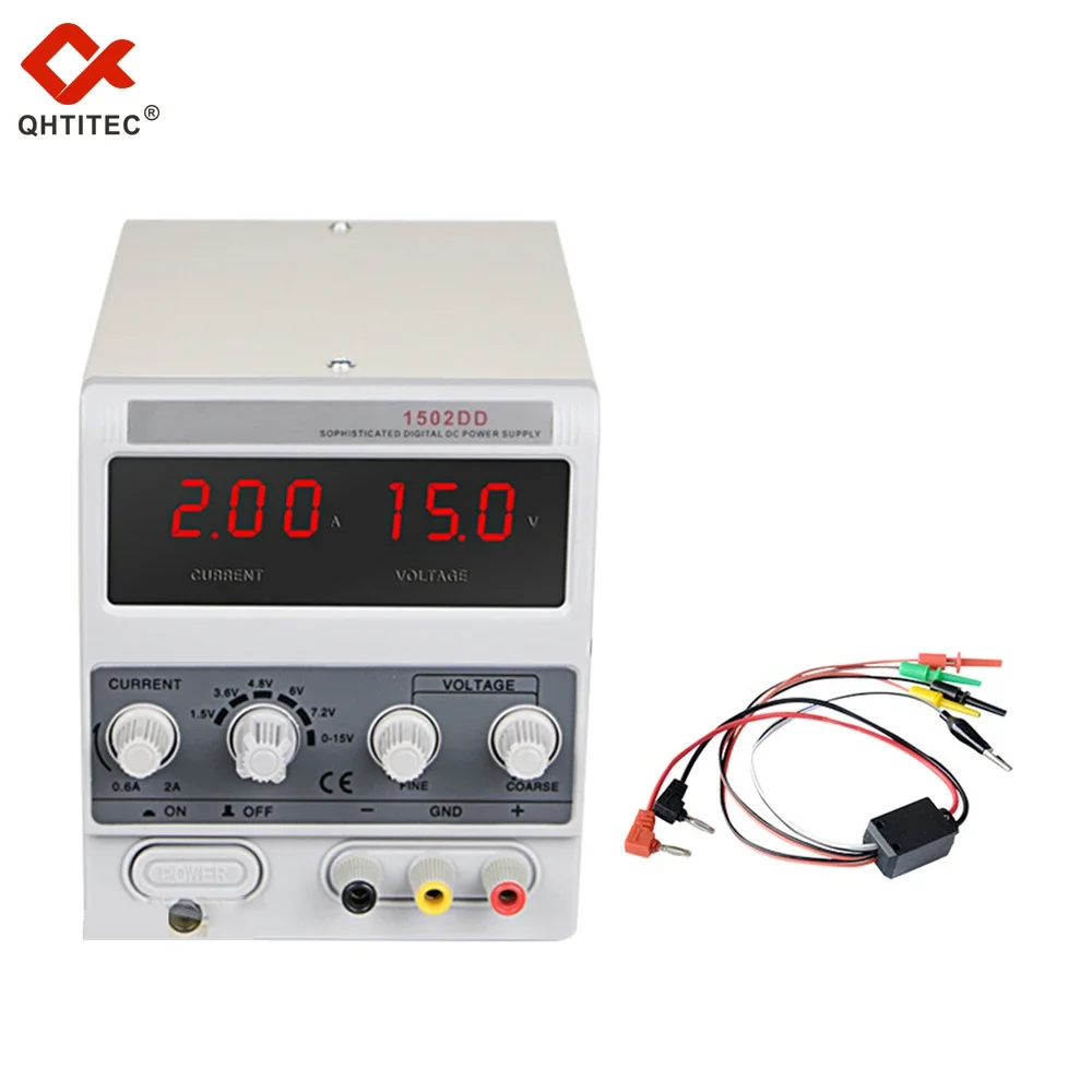 JCD DC Regulated Power Supply Adjustable Digital Display 15V 2A Bench Power-Supplies Voltage Regulator 220V 50/60HZ