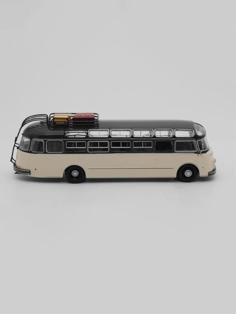 Diecast 1:43 Scale Ixo ISOBLOC 648 DP 1955 Bus  Alloy Vehicle Model Finished Simulation Collection Decoration Gift Toys Display