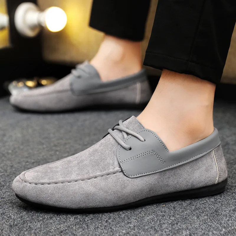 

Men's spring casual shoes, trendy shoes, bean shoes, lazy shoes, loafers shoes, one foot men's shoes
