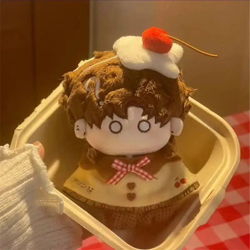 10CM Cotton Doll Outfit Set Cute Pudding Style Soft Plush Clothes Fit Starfish Hammer Animal Body Doll Small Gift For Toy Lovers