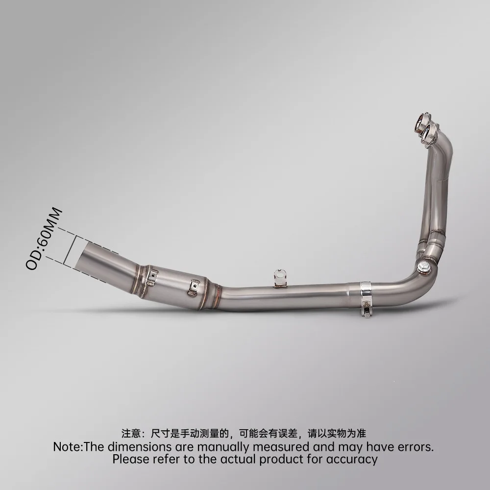 For Kove 800X rally 2023-2025 Exhaust Pipe For FMF Exhaust Pipe Front Middle Tail muffler Integrated Competitive Sound Upgrade