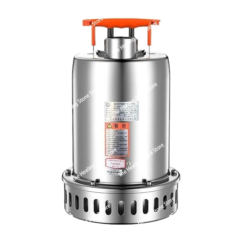Stainless Steel 304 Submersible Pump 220V Automatic Drainage Sewage Water Pump for Basement Sump QCK Type