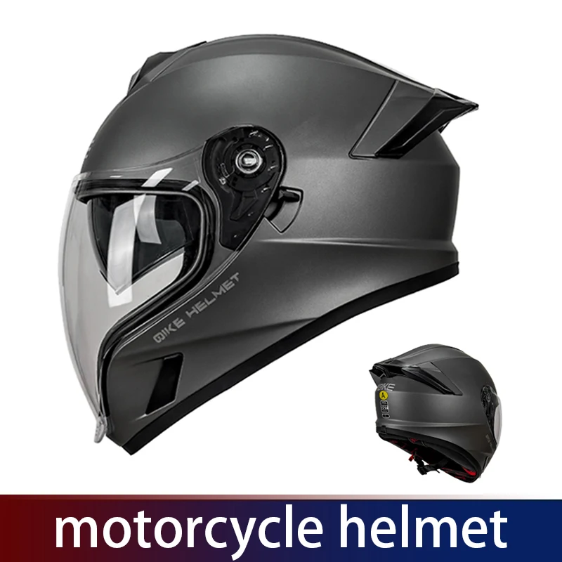 helm terbuka Helm anti kabut sepeda motor helm penuh sepeda motor pria dan wanita helm sertifikasi DOT pedal pelayaran untuk semua musim