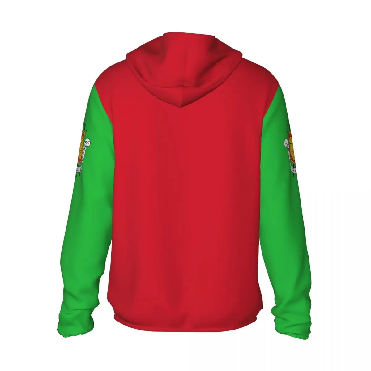 Burundi Flag Polyester Hoodie Sunscreen Sun Protection Fishing Running Clothes Quick Dry Performance Long Sleeve With Zipper