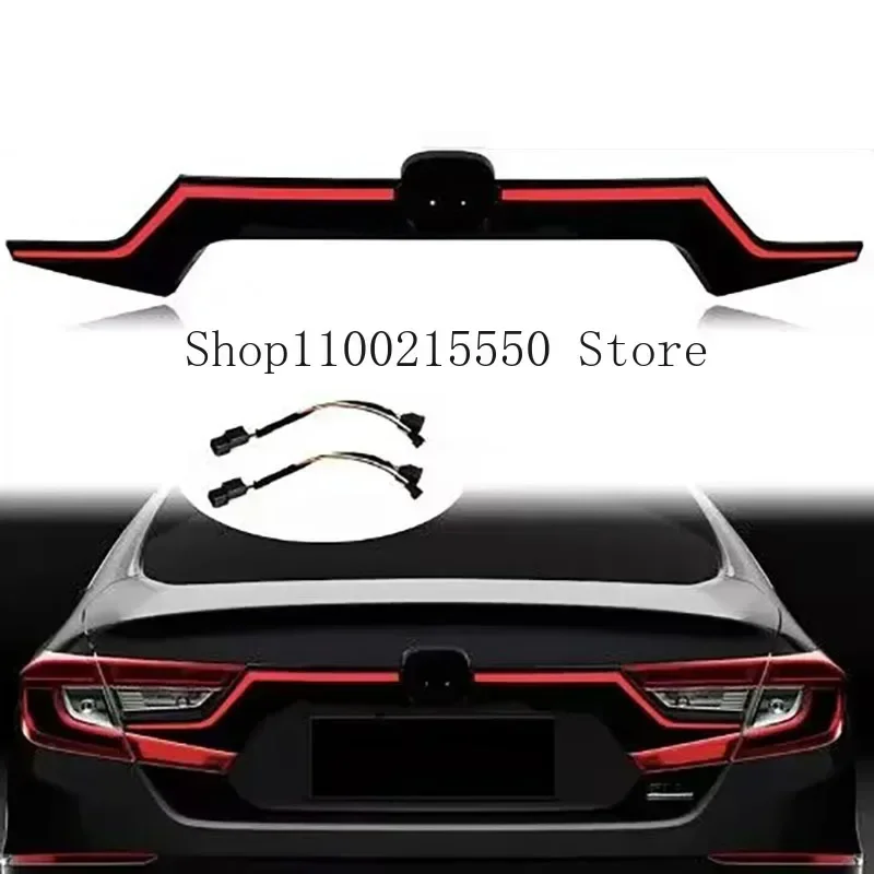 LED TailGate For Honda Accord 2018 2019 2020 2021 10th Gen Animation DRL Sequential Indicator Rear Lamp Assembly