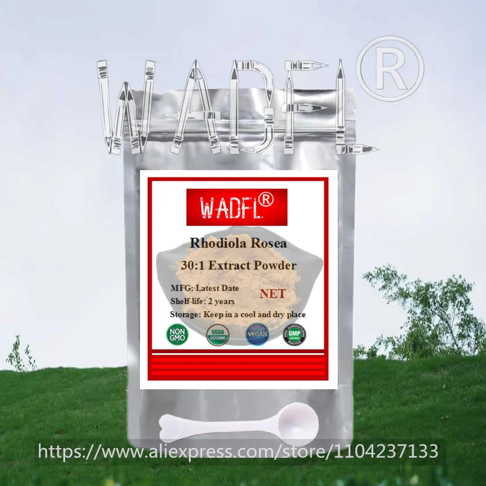 

Customized Rhodiola Rosea Extract Powder 30:1, Aluminum Foil Bag Packaging with Salidroside Double Deck Plastic Bags