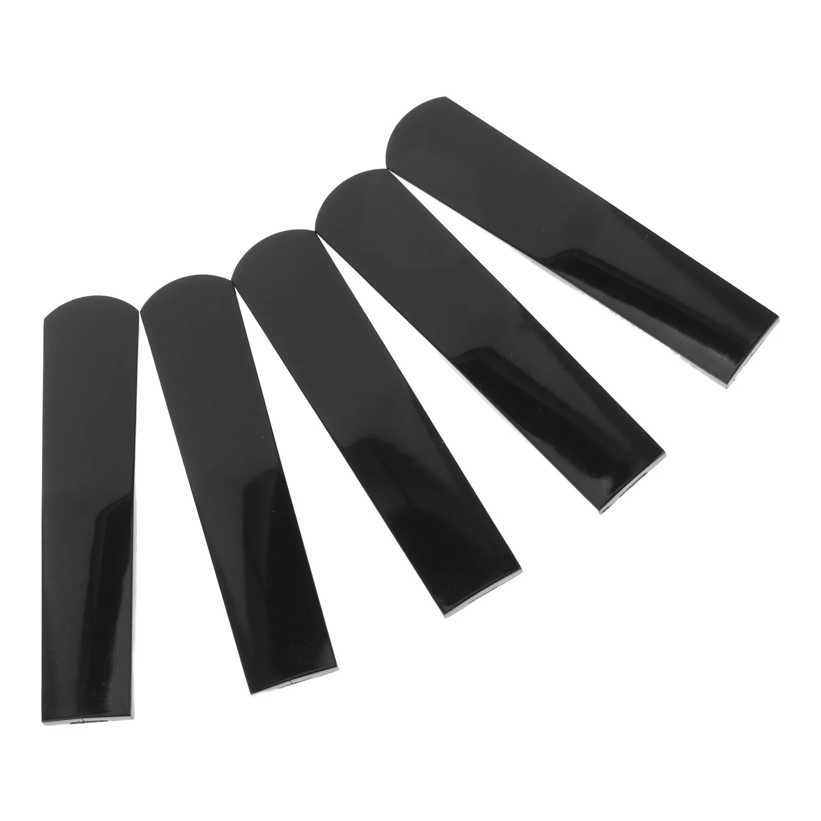 

5pcs Alto Saxophone Reeds Medium 2.5 Strength Precision-Cut Resin Reed Set For Beginners Professionals Practice Performance