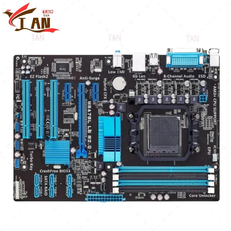 

For ASUS M5A78 LE R2.0 Motherboard 32GB Socket AM3+ DDR3 ATX Mainboard 100% Tested Fast Ship TT