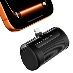 KUULAA Mini Power Bank 4500 mAh - przenośna ładowarka do iPhone'a 16 15 14 13 Pro Max i Samsung/Xiaomi - bateria zewnętrzna PowerBank
