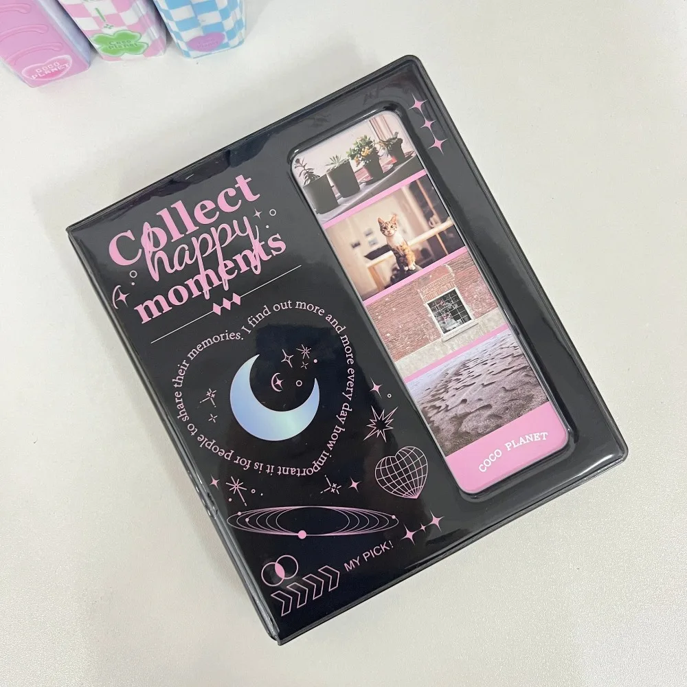 INS Large Capacity Card Album Postcard Book Collectible Card Album Photocard Binder PVC Idol Card Collect Book Stationery Gift