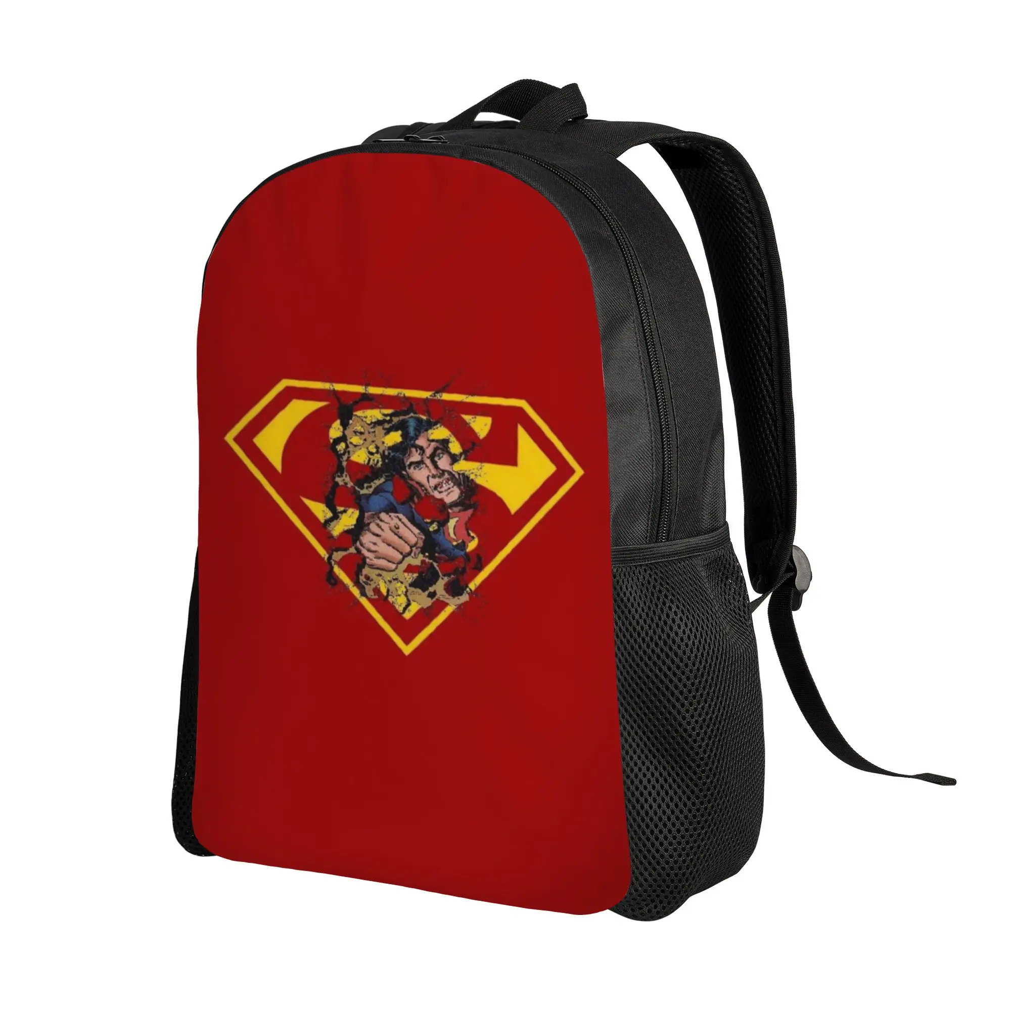 Bookbag Back to school season Inside Shield Superman Character Print  Snack Storage Backpack