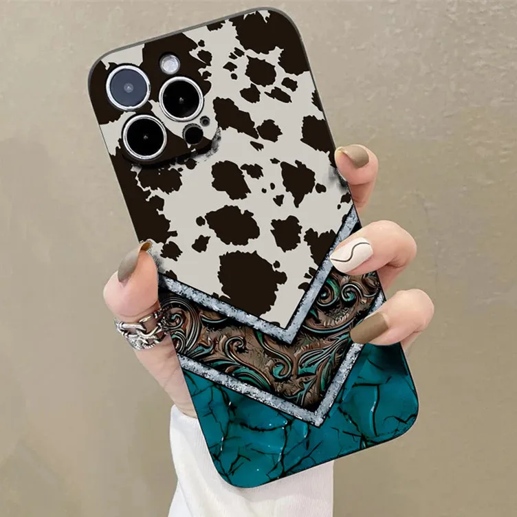 Blue Dots Christmas Theme Phone Case For Xiaomi Redmi Note 13 12 11 Pro Plus 12S 11S 10S 10 12C 13C Soft Full Protection Cases