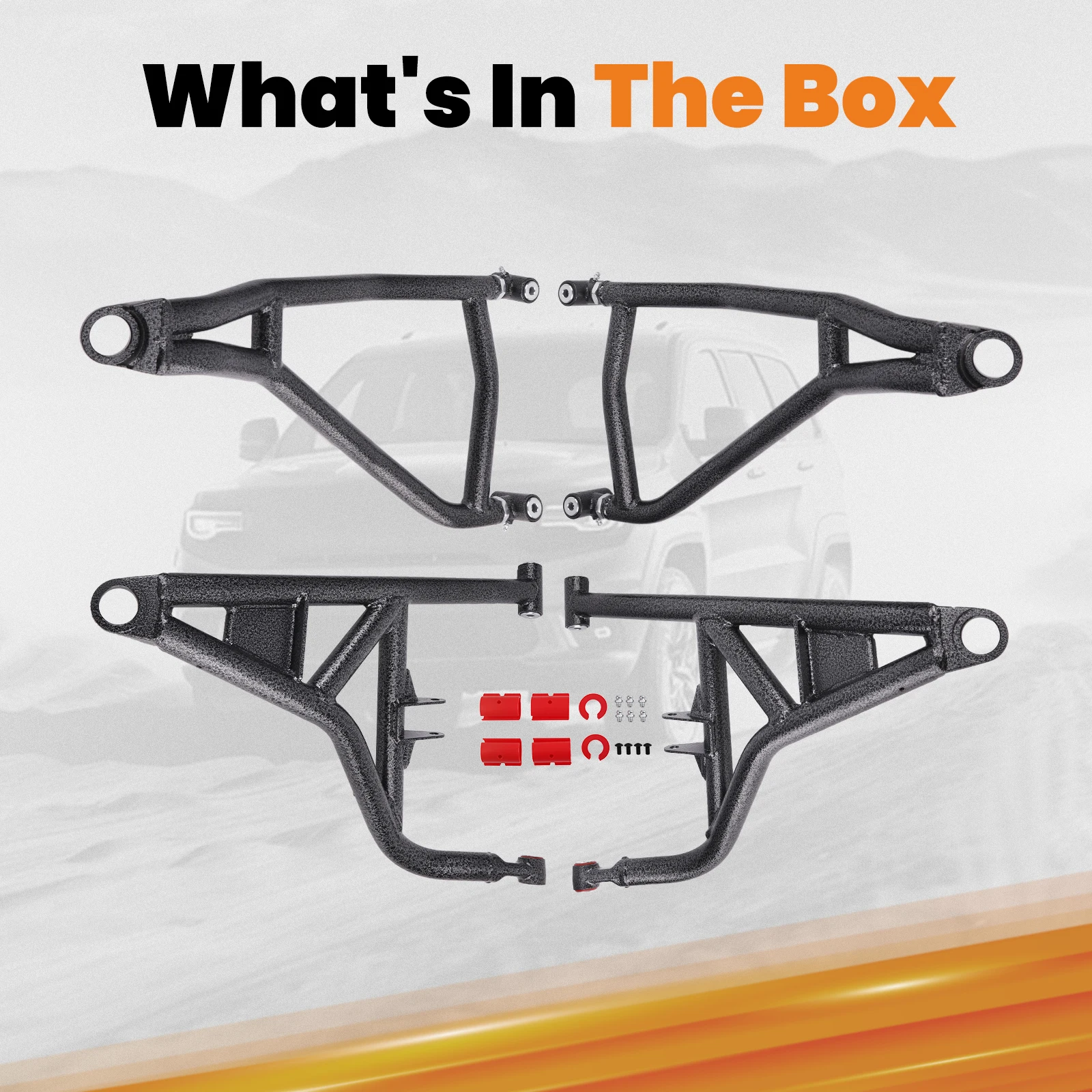 

Комплект стальных передних А-образных рычагов с увеличенным клиренсом для Polaris RZR XP 1000 / 4 1000 2014+