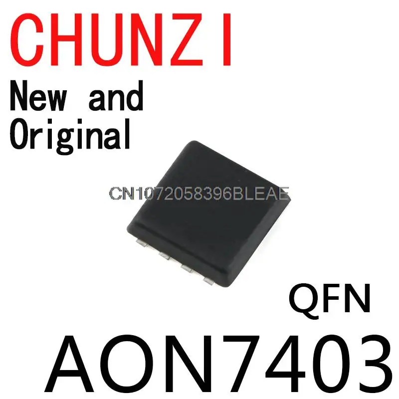 10PCS New and Original AO7403 7403 QFN MOSFET AON7403