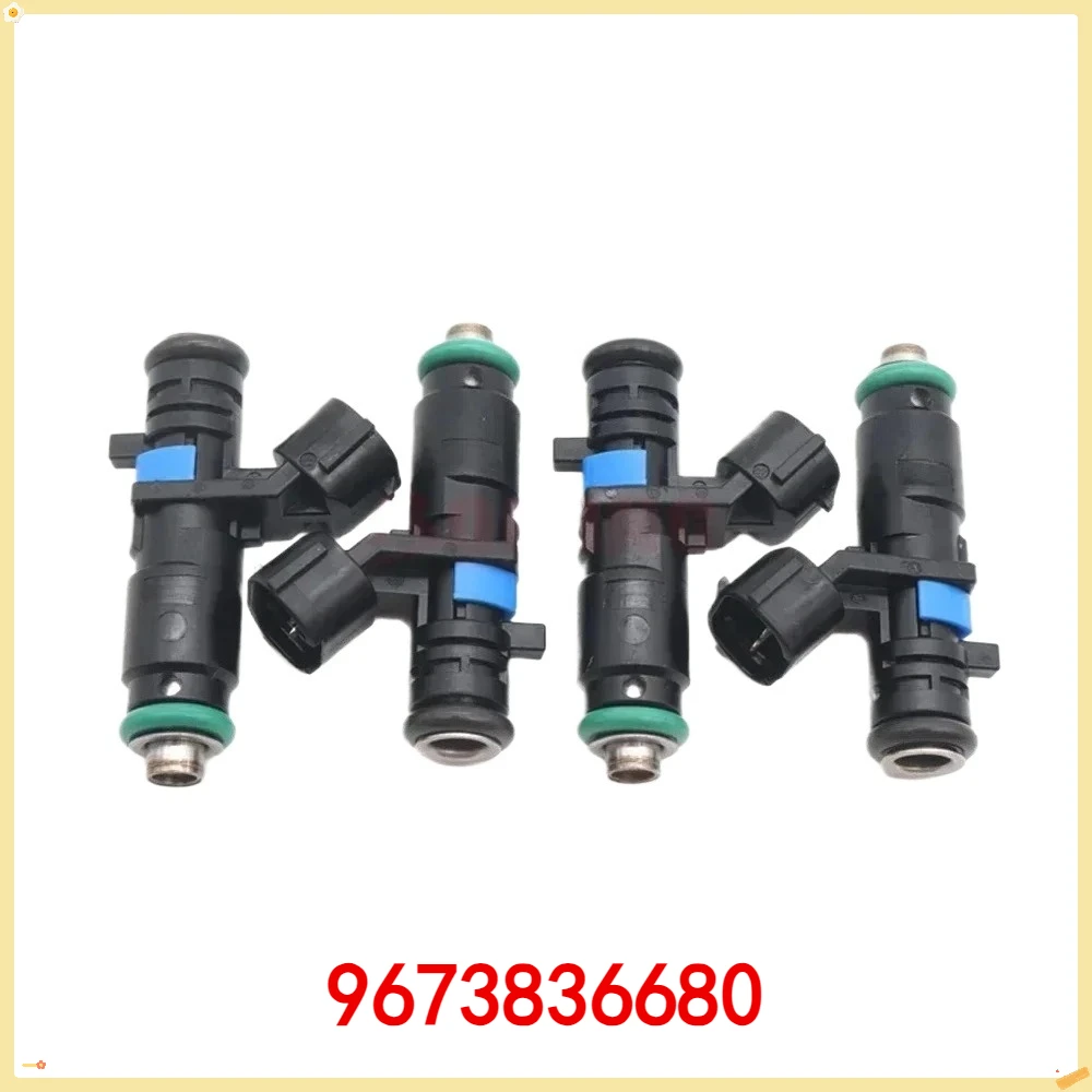 

NEW Car Fuel Injectors 4pcs 0280157141 9673836680 For Peugeot 301 1.6 For Citroen C4 1.6