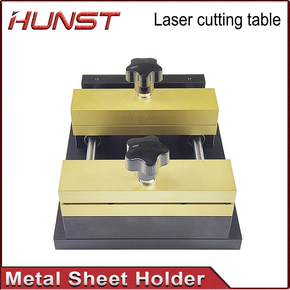 Imagem -02 - Hunst-metal Folha Titular Suporte Fixo Fixture For Fiber Laser Engraving Machine Card Cutting Attechment