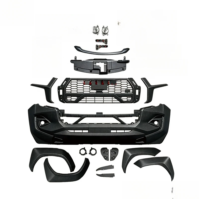 Car Accessories 4x4 Offroad Full Pickup Refit Assembly, Bumper, Grille, Light & Fender Flare Components