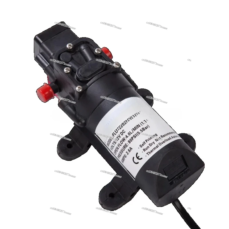 High-efficiency Small Water Pump: FLO-2202A, 4.0LPM Flow, 80PSI Pressure, 12V Power Supply