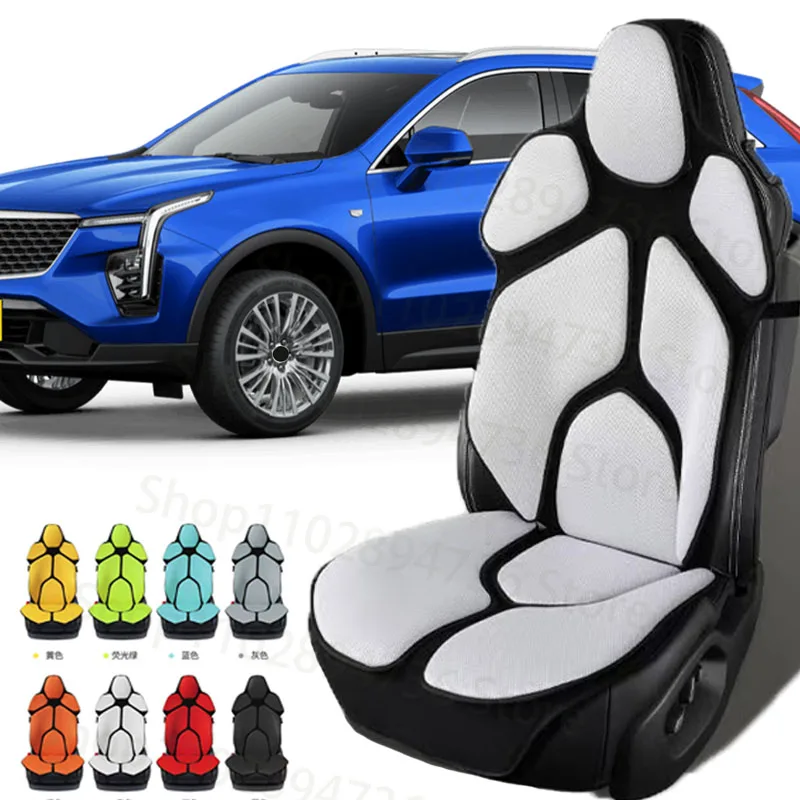 

FOR Cadillac XT4 Cushion Car Seat Chair Back Mesh Lumbar Back Brace Massage Back Pad Support Home Office